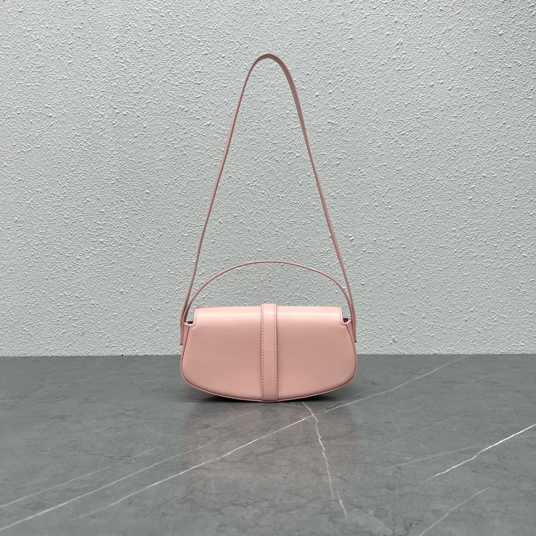 Celine Clutch On Strap Tabou In Smooth Calfskin Pink 101593